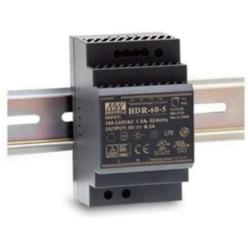 HDR-60-5 Блок питания на DIN-рейку, 5В, 6,5А, 32,5Вт Mean Well